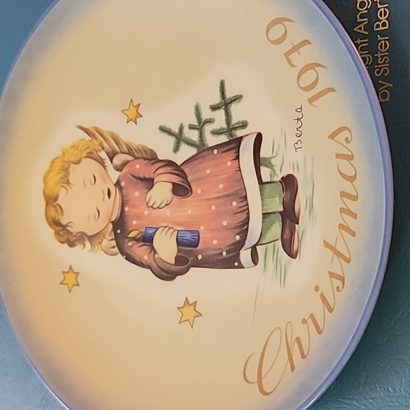 Vintage 1979 Christmas Plate "Starlight Angel" - Picture 4 of 5